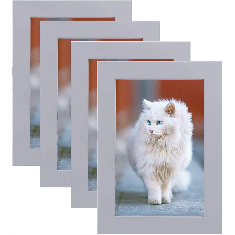 Latitude Run® Wood Gallery Picture Frame Set of 4 Wayfair